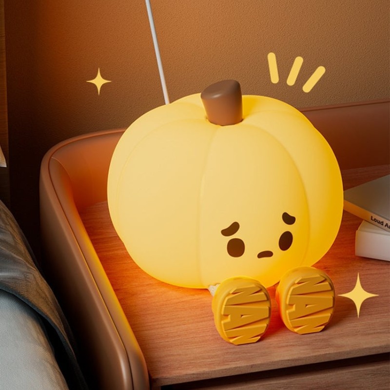 Halloween Sad Little Pumpkin Led Table Night Lamp S194