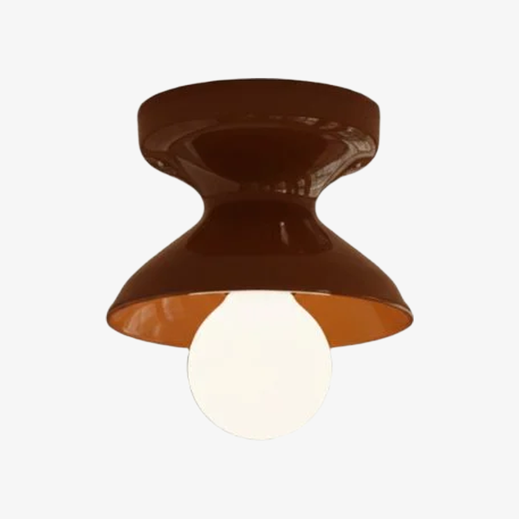 Dravin Colorful Ceramic Ceiling Light - Modern Flush Mount for Living Room T1194