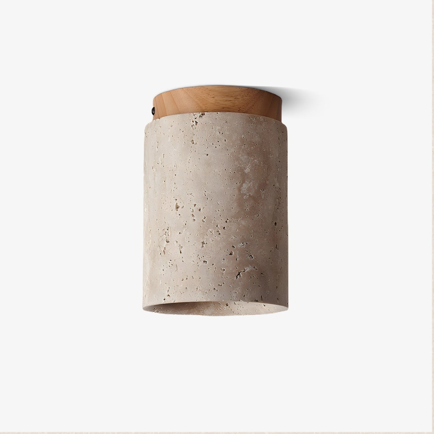 Marble Travertine Column Ceiling Lamp M405