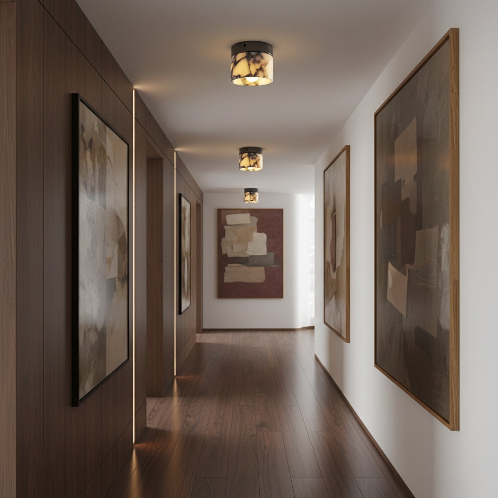 Marble Round Ceiling Lamp T1851