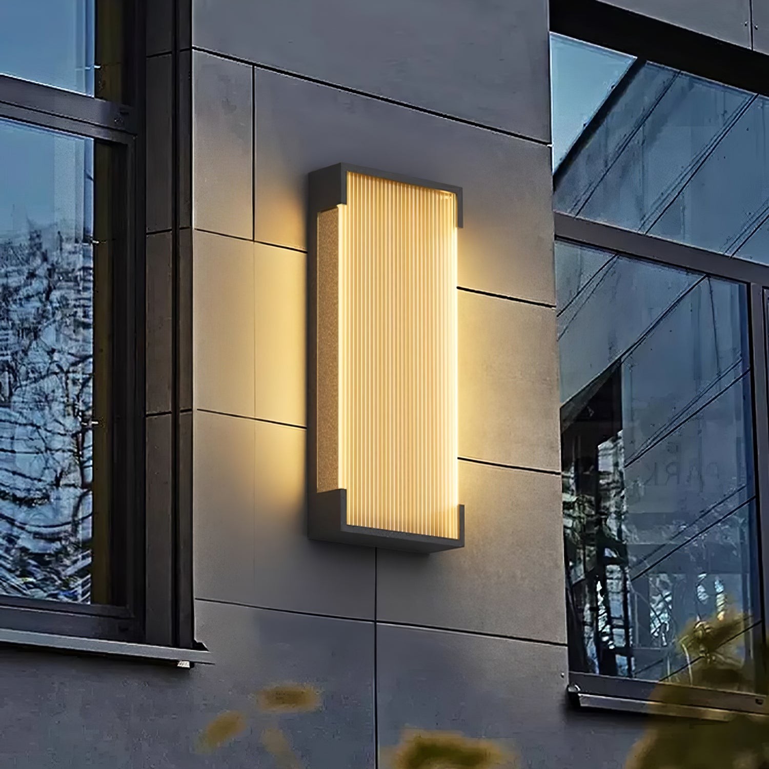 Rectangular Outdoor Wall Light M328