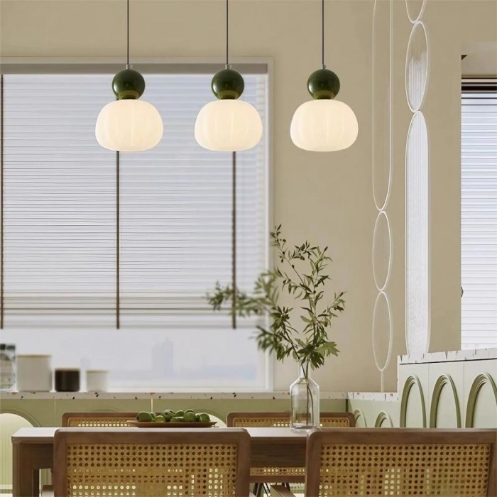 Ornavigo Cream Bauhaus Pumpkin Pendant — Living Room & Dining Area S199