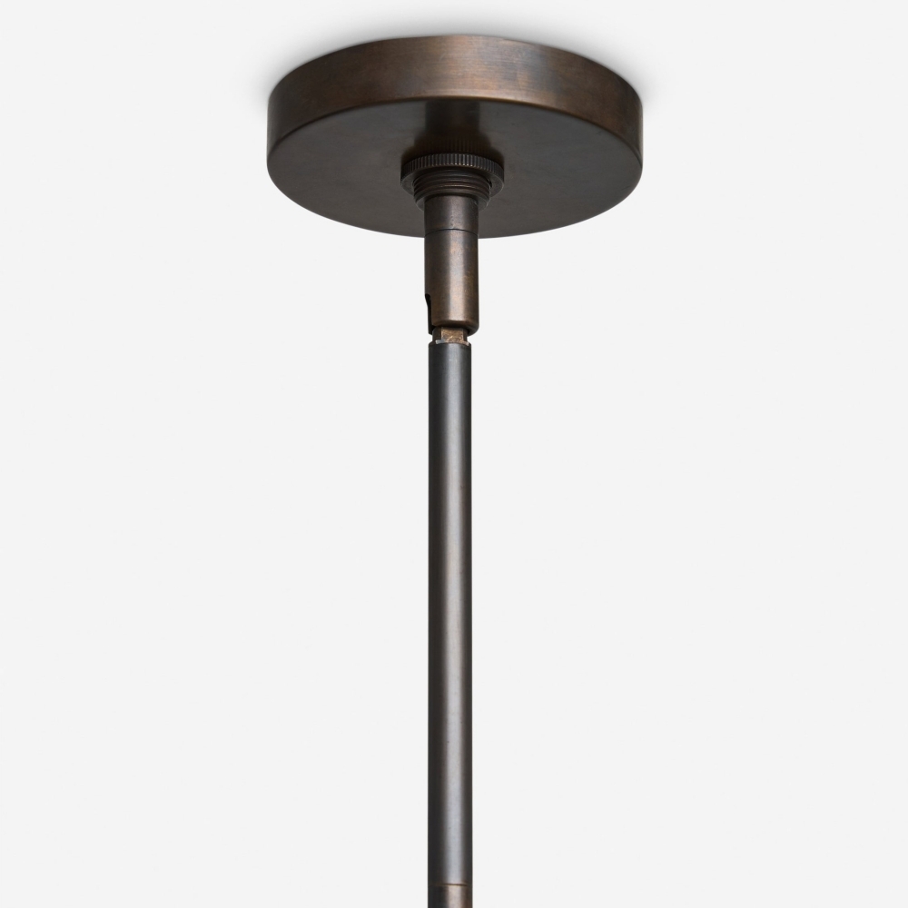 Shella Contemporary Five‑Globe Chandelier - Wood Metal Glass Pendant Lighting for Bedroom or Dining T685