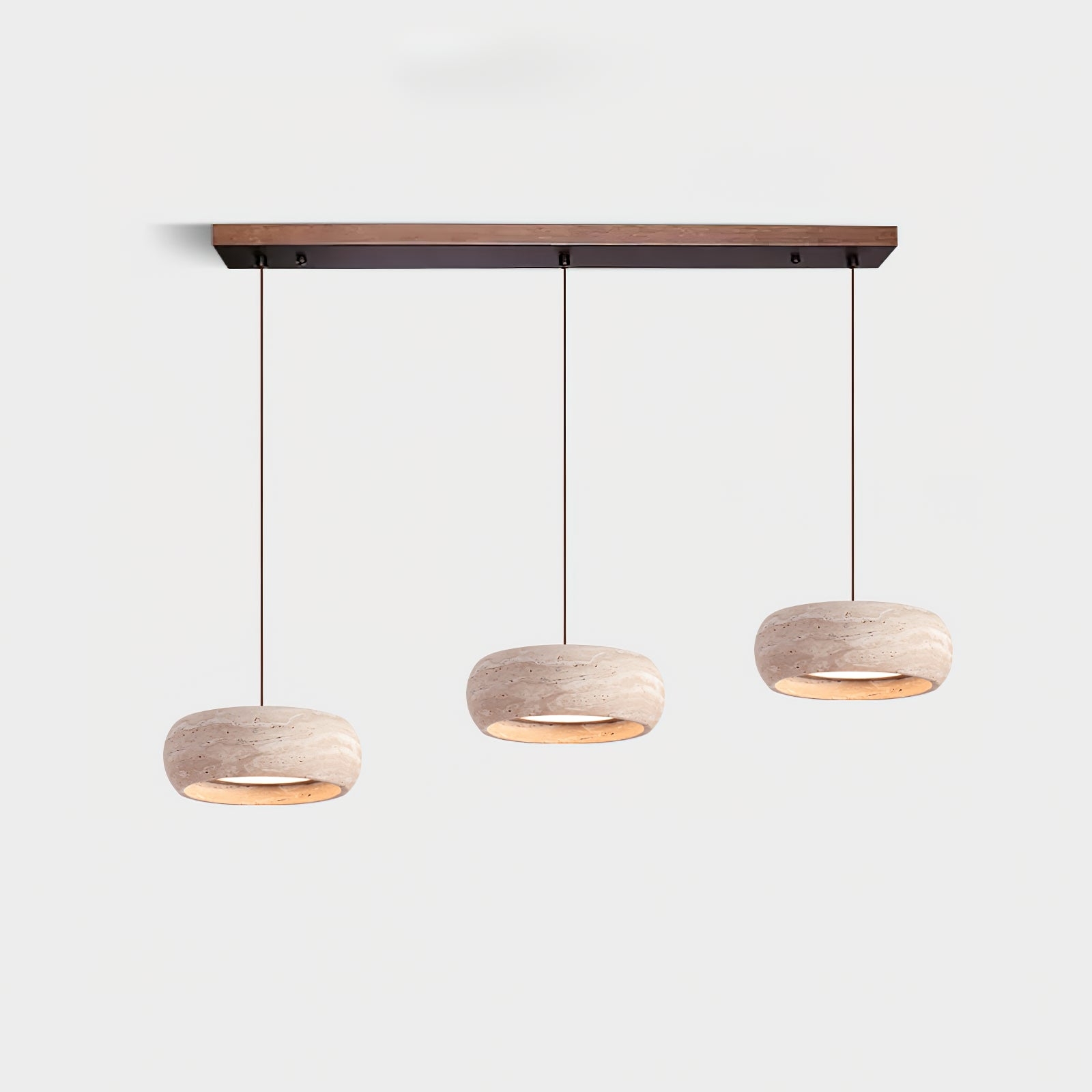 Travertine Drum Pendant Lamp T1832