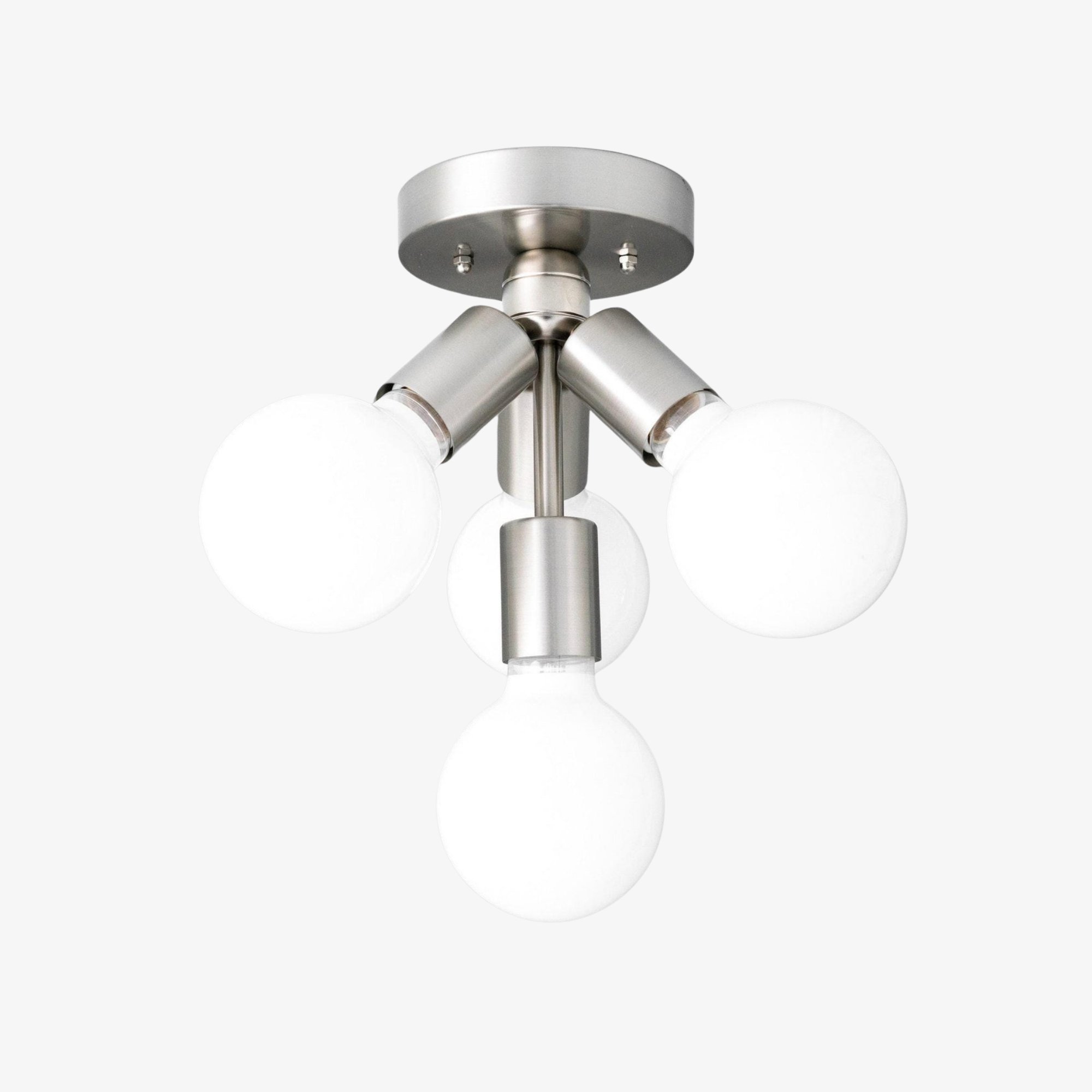 Glorica Glass Flush Mount Light - Globe Ceiling Fixture Modern T386