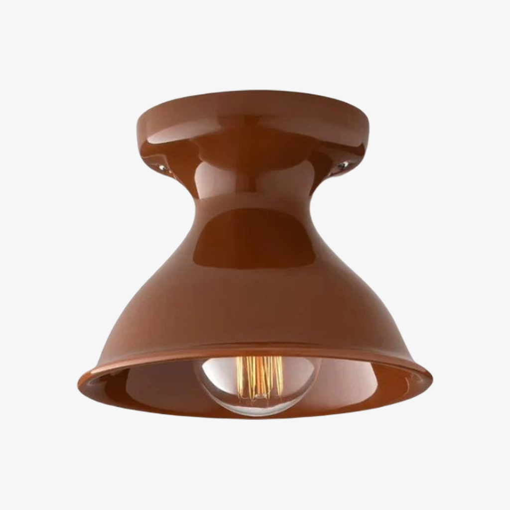 Dravin Colorful Ceramic Ceiling Light - Modern Flush Mount for Living Room T1194