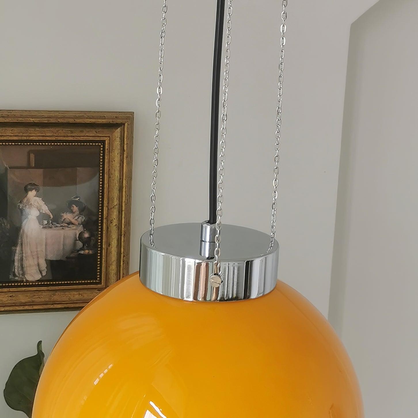 Vintage Bauhaus Creative Hemispherical Pendant Light M540