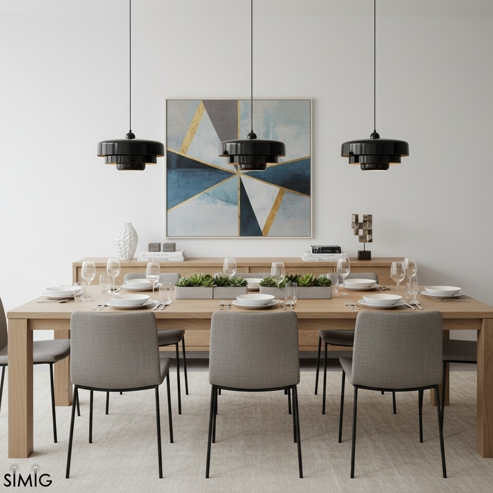 Triple Layer Disc Macaron Cake Pendant Lamp S103