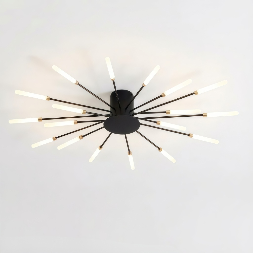 Sputnik Led Fireworks Flush Mount Ceiling Light S40