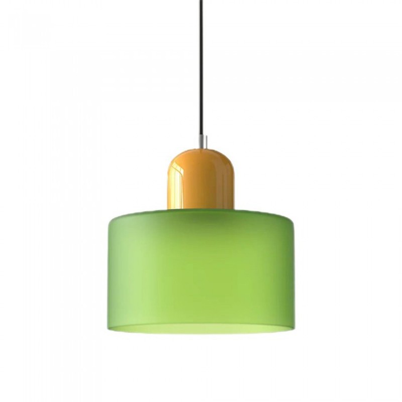 Nordic Morandi Cylinder Glass Pendant Light S66