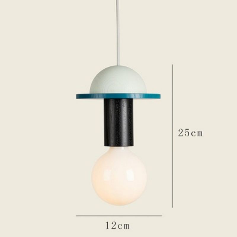 Creative Simple Wooden Pendant Light S155
