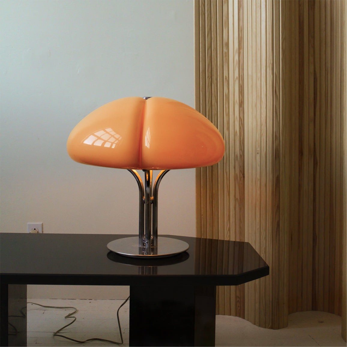 Creative Cluster Mushroom Shape Glass Table Lamp M17