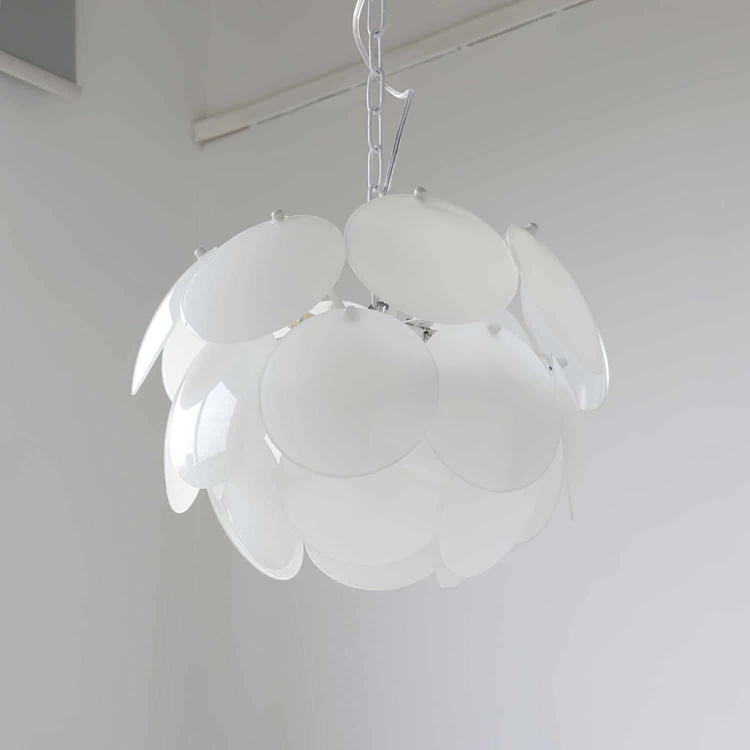 Luxury Fashion Luminous Petal Glass Chandelier M538