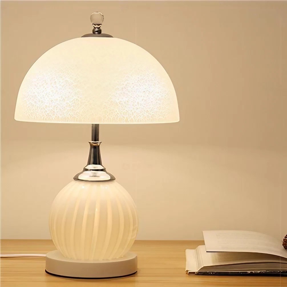 Mushroom Bedside Table Lamp for Bedroom