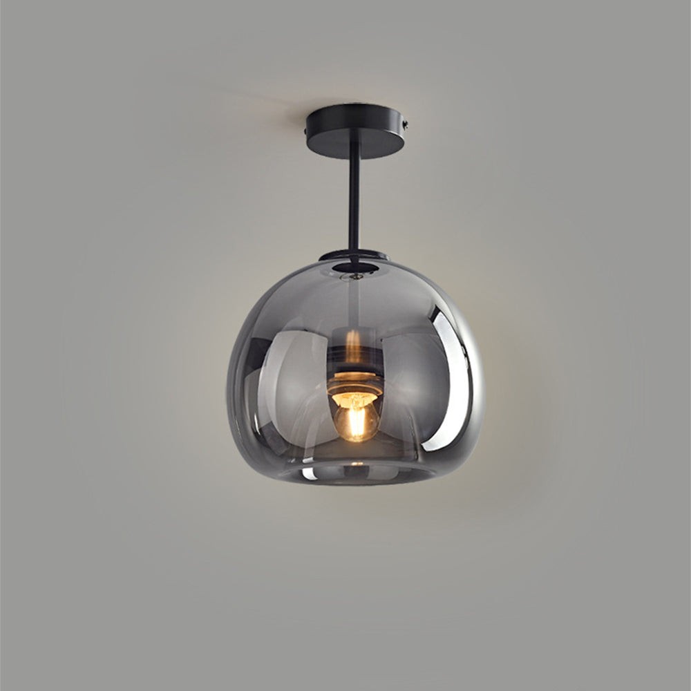 Retro Bubble Concave Glass Ceiling Lamp M05