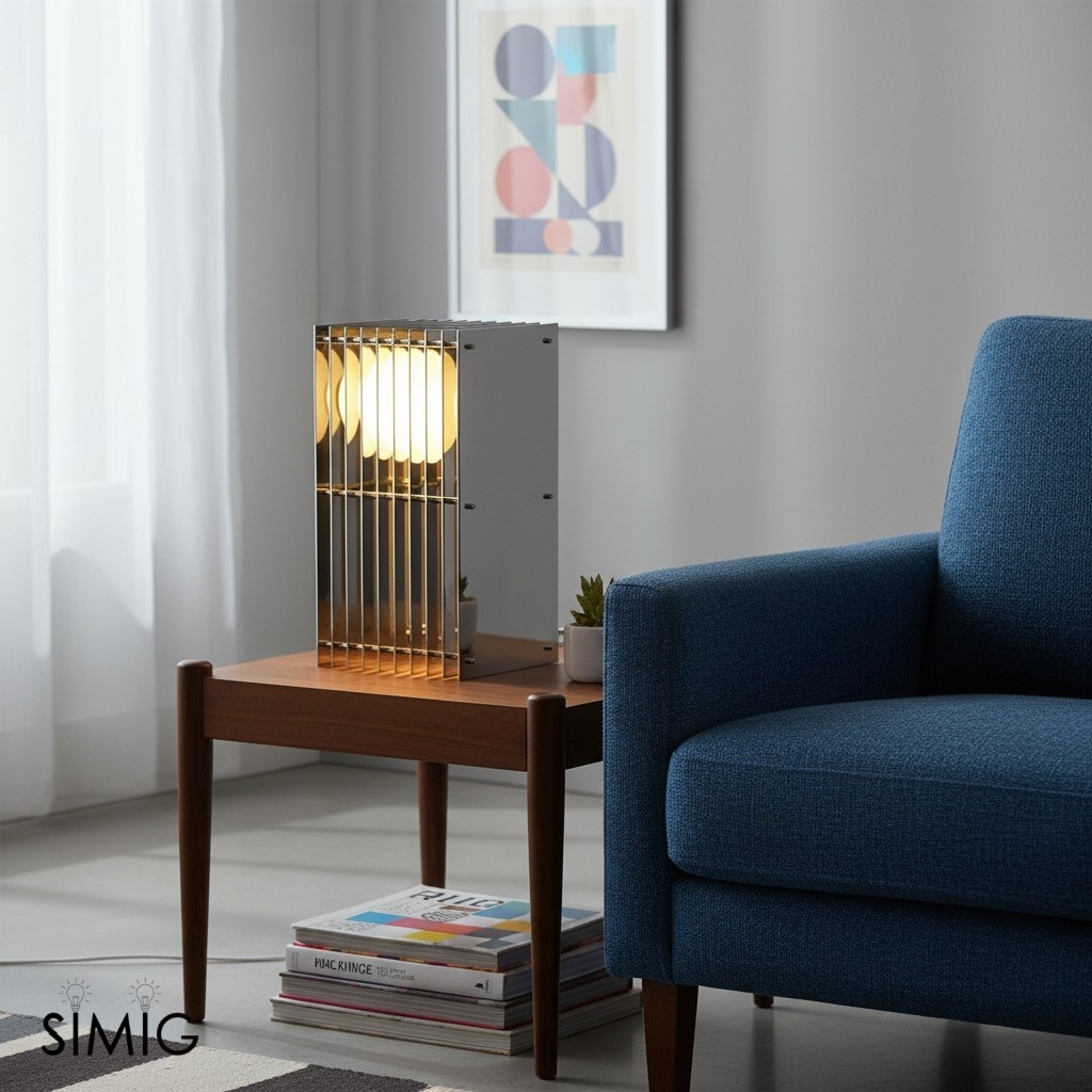 Geometric Layering Cuboid Lamp – Modern Acrylic Sunset Ambient Table Lamp S372