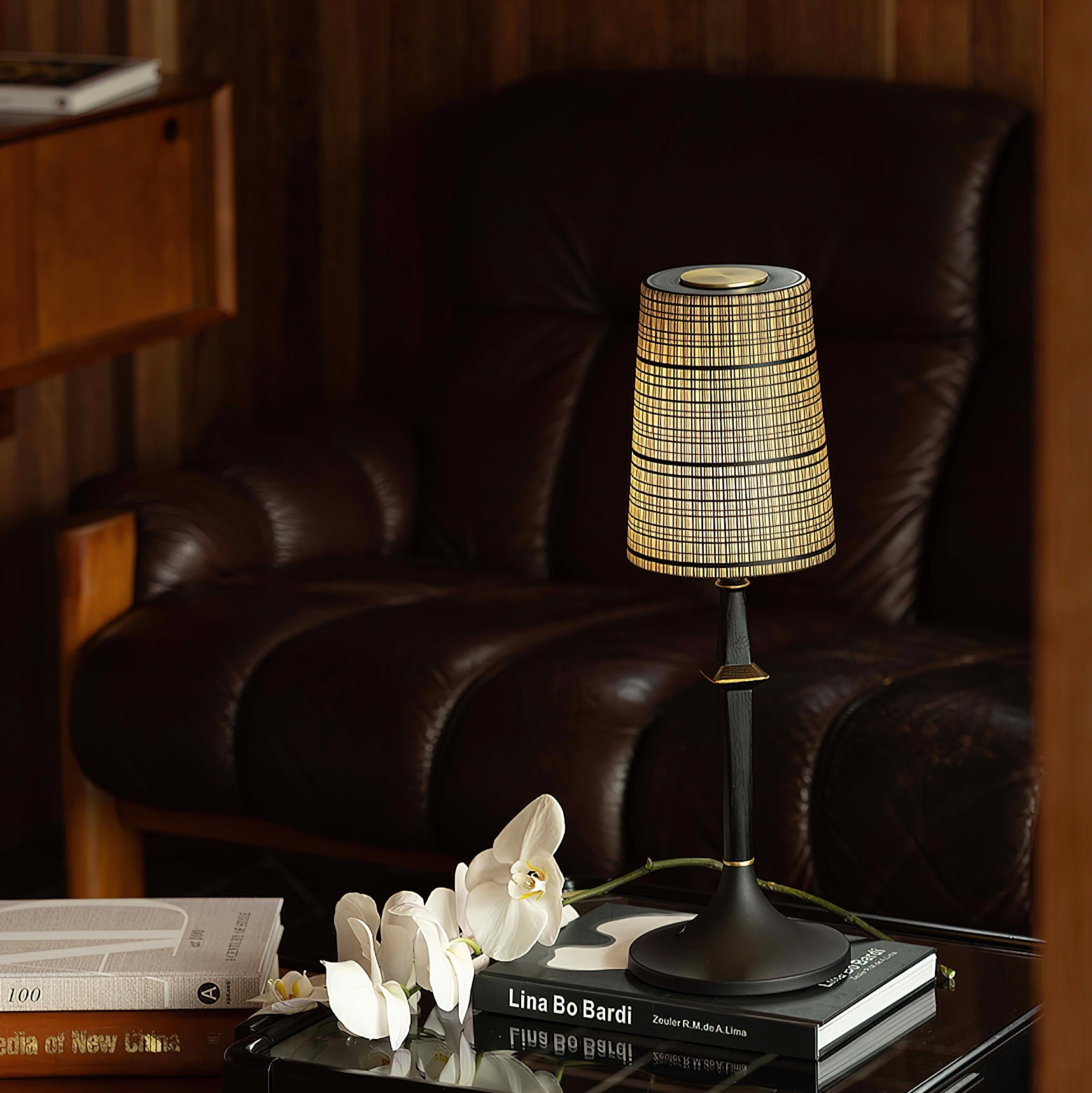 Devon Black Table Lamp (Built-in Battery) T1933