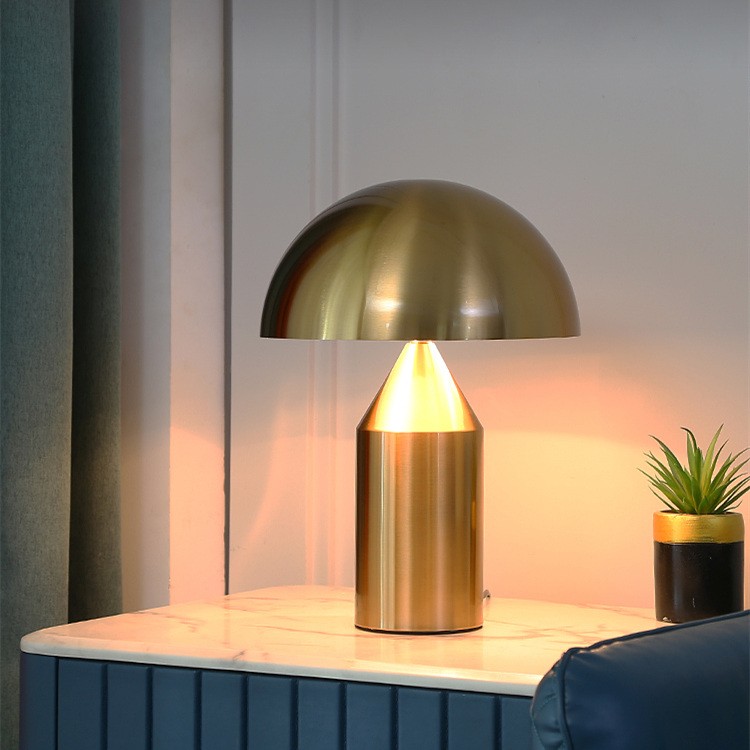 HaloVell Table Lamp Sculptural Dome - Modern Bedroom Lighting