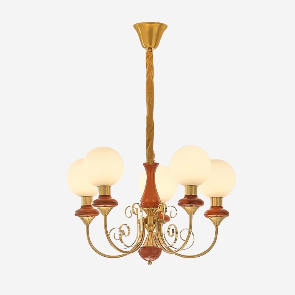 Modern Chandelier with Graceful Silhouette for Ambient Light S219