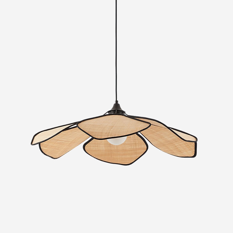 Raffia Petal Pendant Lamp T1475