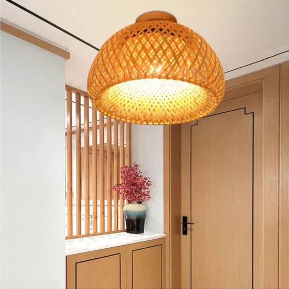 The Luminous Refuge Bamboo Ceiling Light T2093