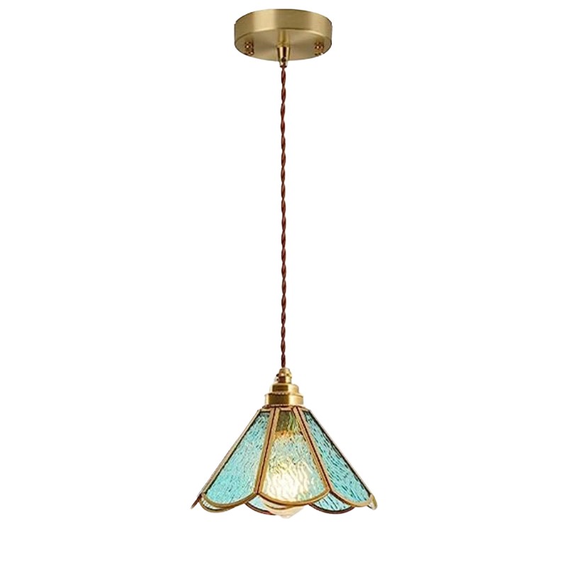 Stained Glass Vintage Pendant Light