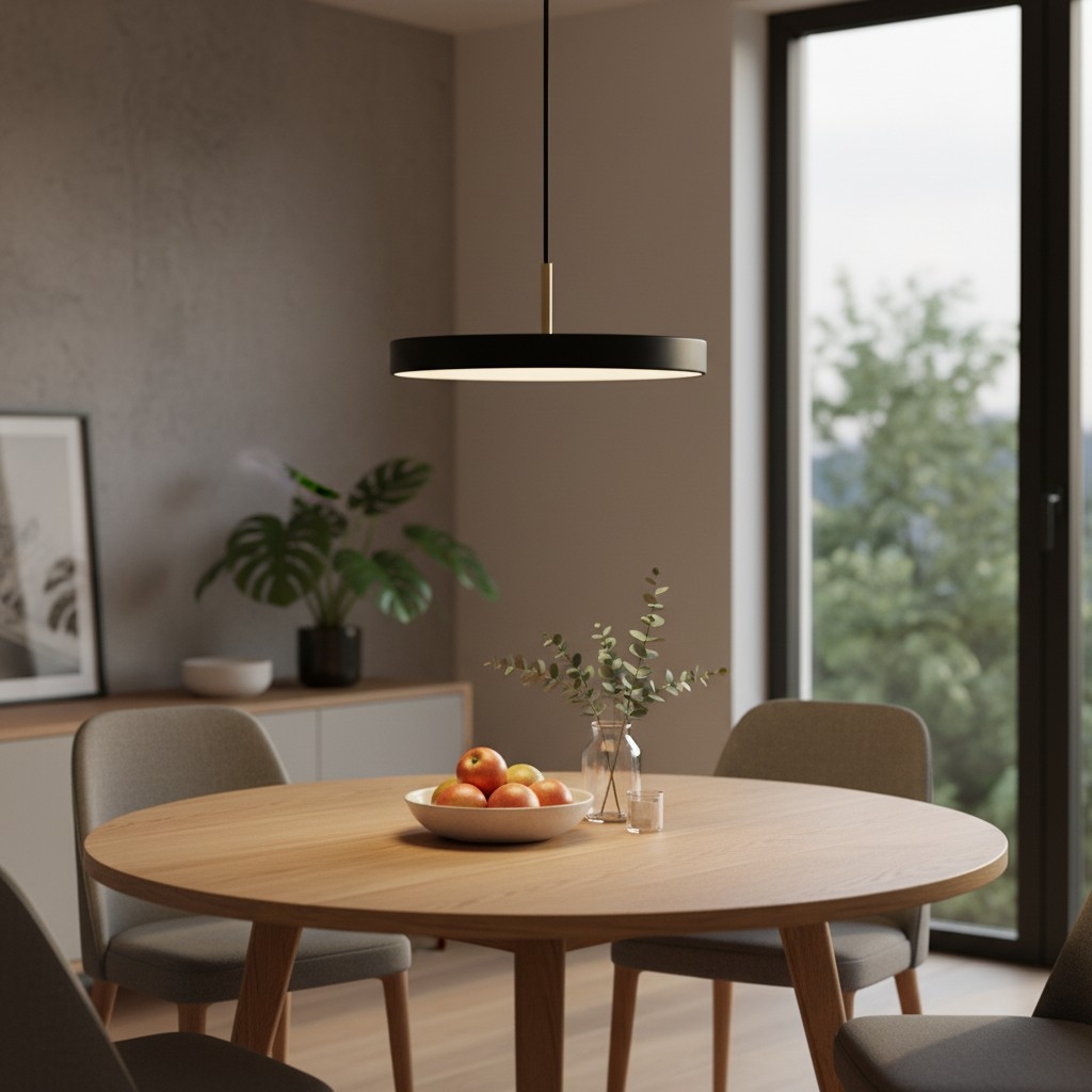 Astris Geometric Pendant Light – Modern Metal Hanging Lamp for Kitchen Island T1181