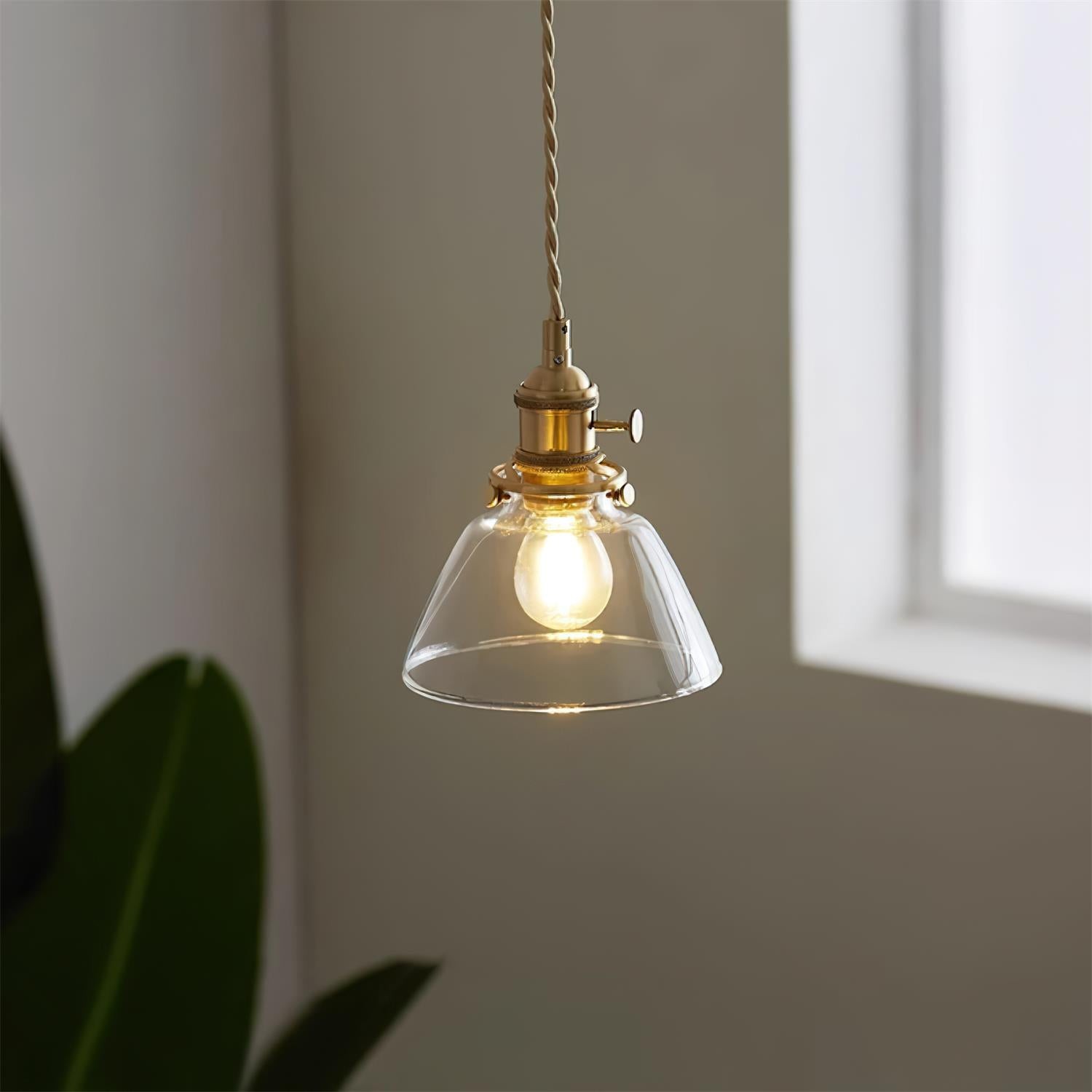 Jasmine Glass Pendant Lamp P025
