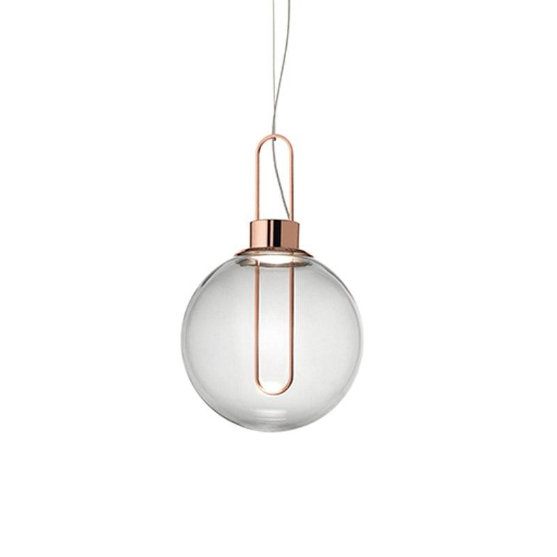 Clear Glass Orb Style Pendant Lamp M524
