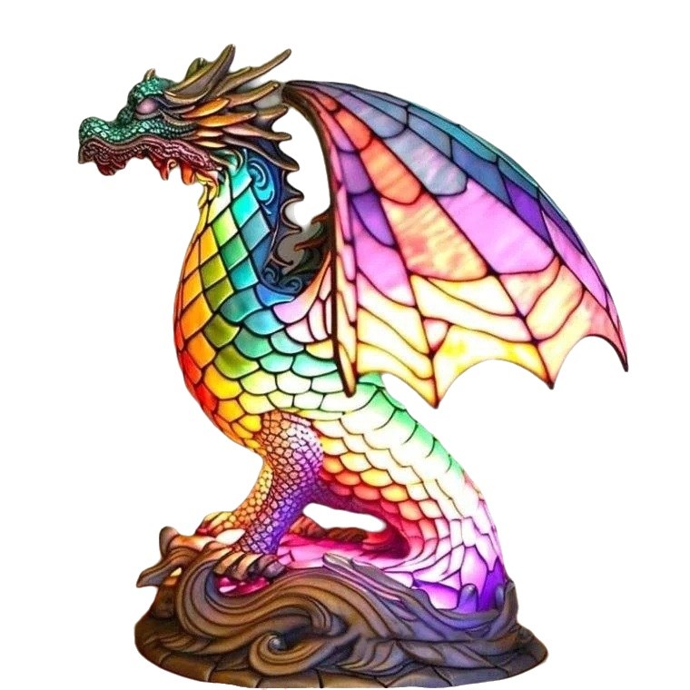 Magical Animal Statue Resin Table Lamp M537