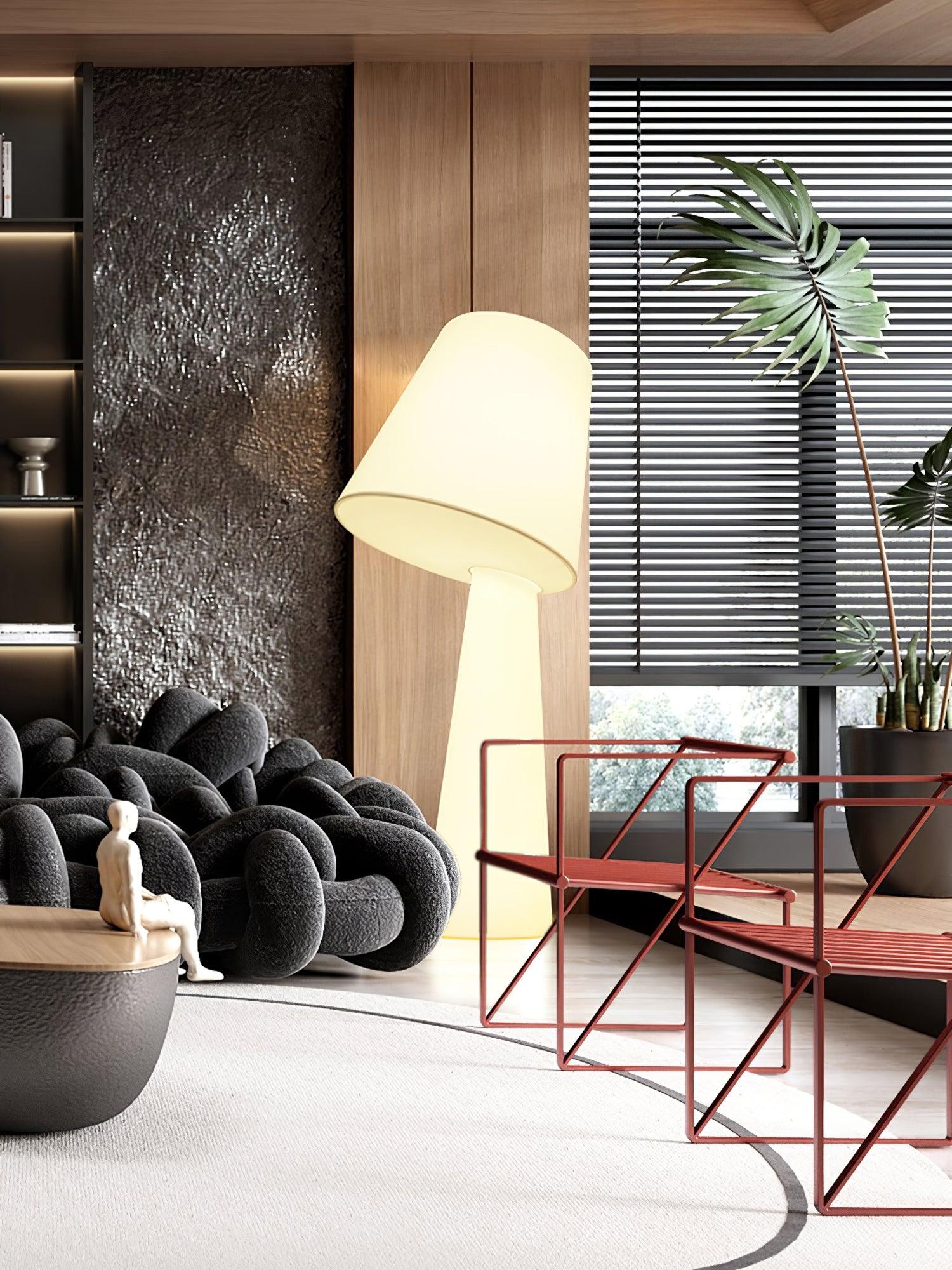 Column Fabric Floor Lamp Suitable For Living Room M561