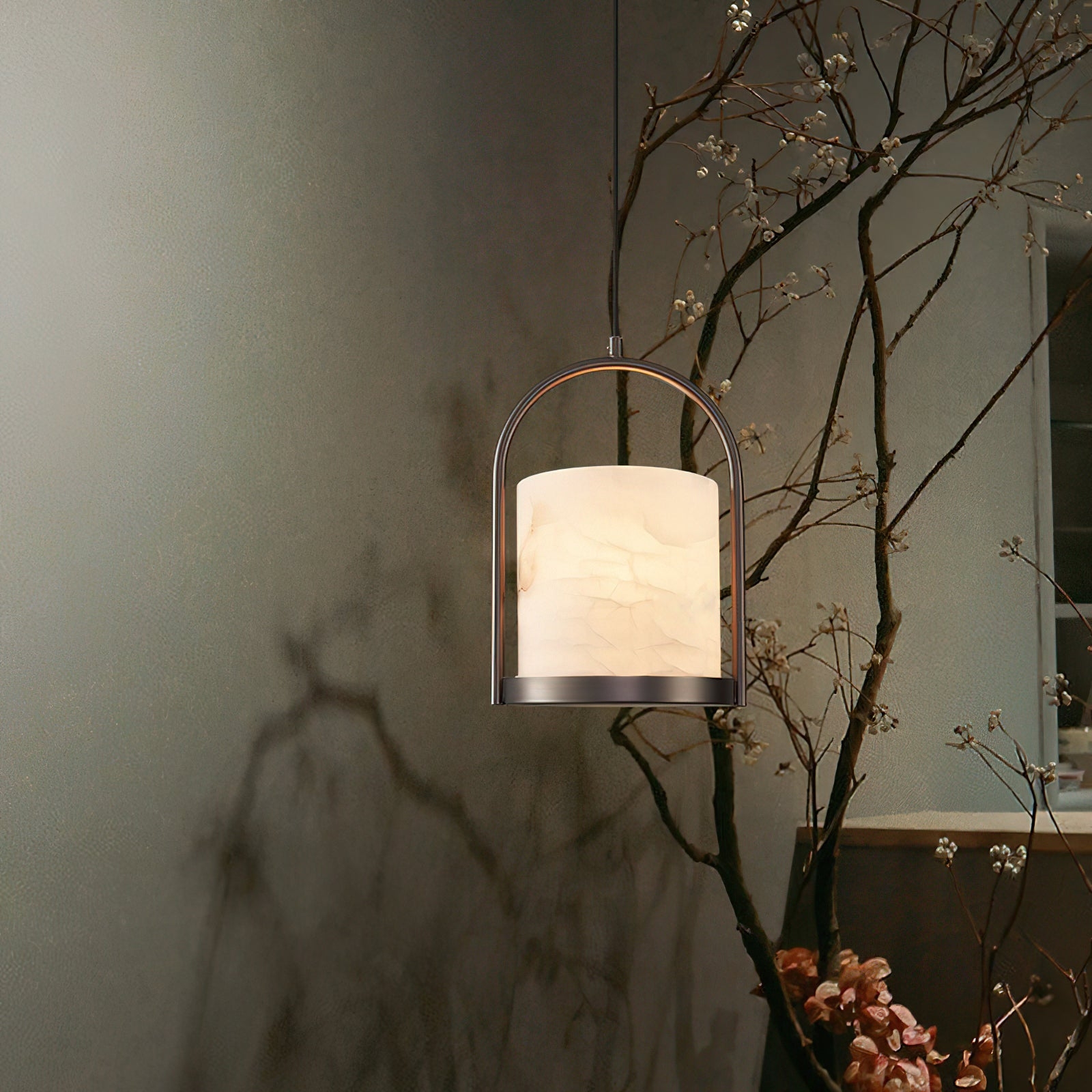 Cortland Alabaster Pendant Light T1658