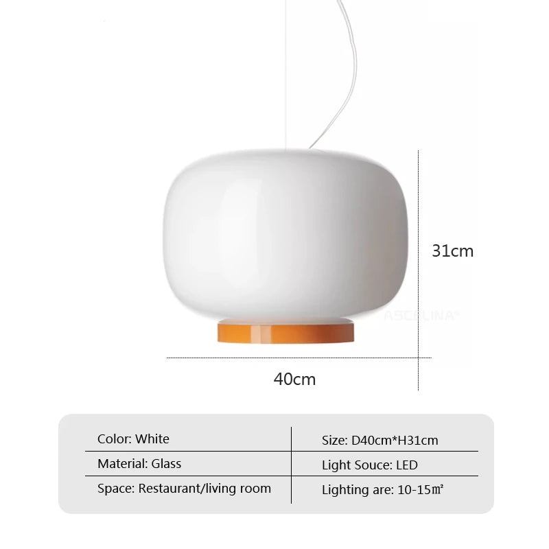Chouchin Suspension Modern LED Glass Pendant Lamp T2173