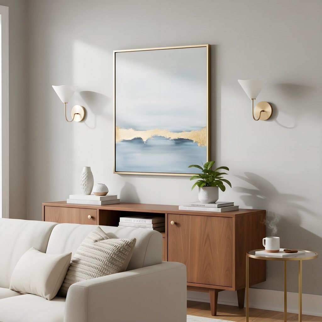 Kysara Brass Wall Lamp - Sculptural Curves Design for Bedrooms T661