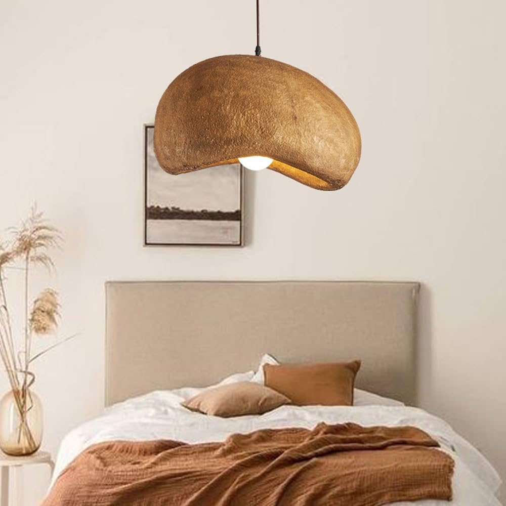 Wabi-Sabi Coffee Cloud Japandi Resin Pendant Light T2048