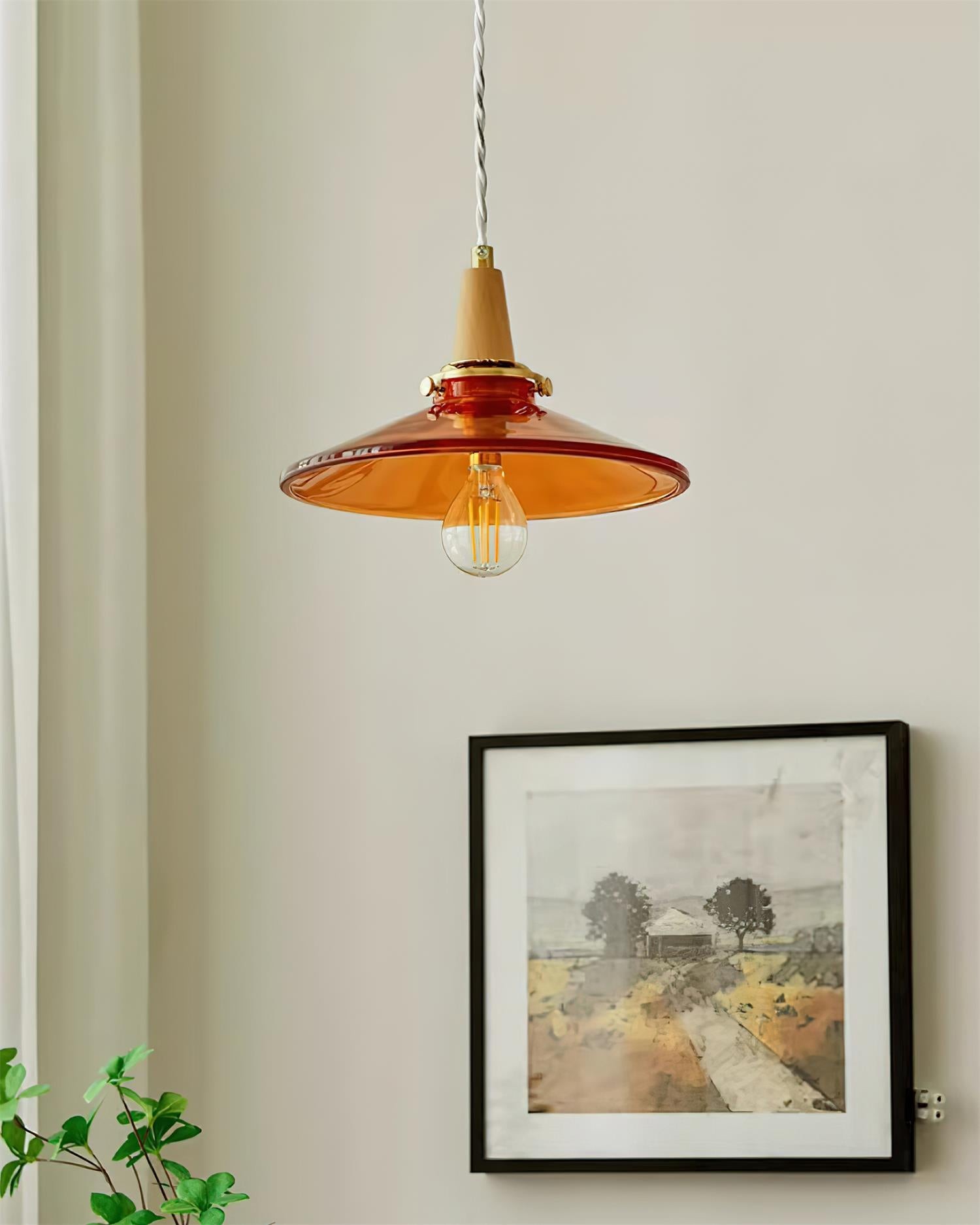 Nordic Brass Glass Pendant Lamp M185