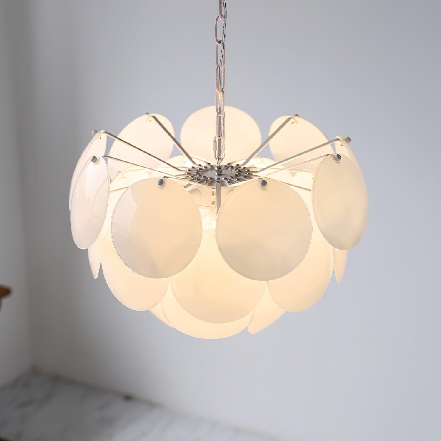 Luxury Fashion Luminous Petal Glass Chandelier M538