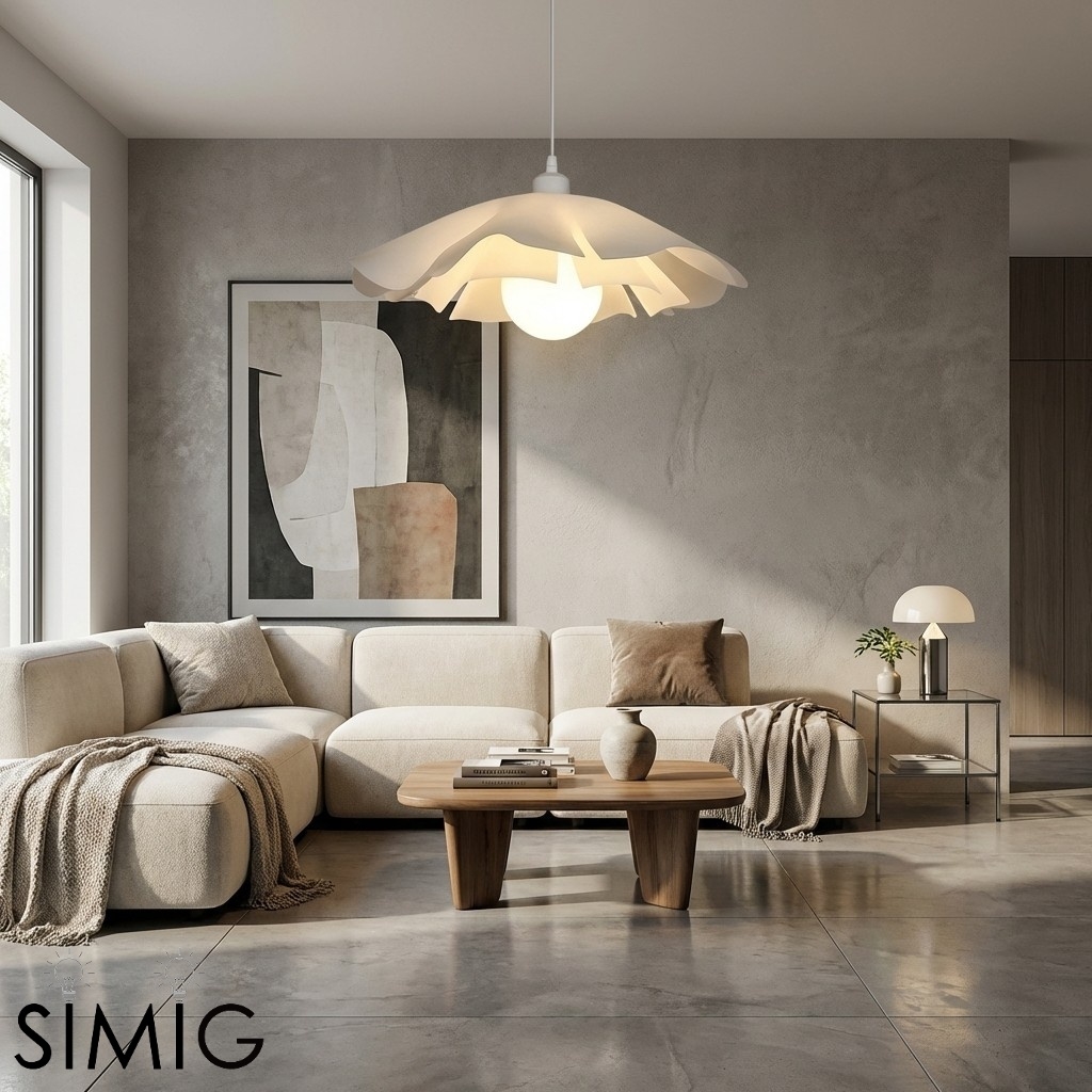 Scandinavian Petal Inspired Shade - Pendant Light for Cafe S396