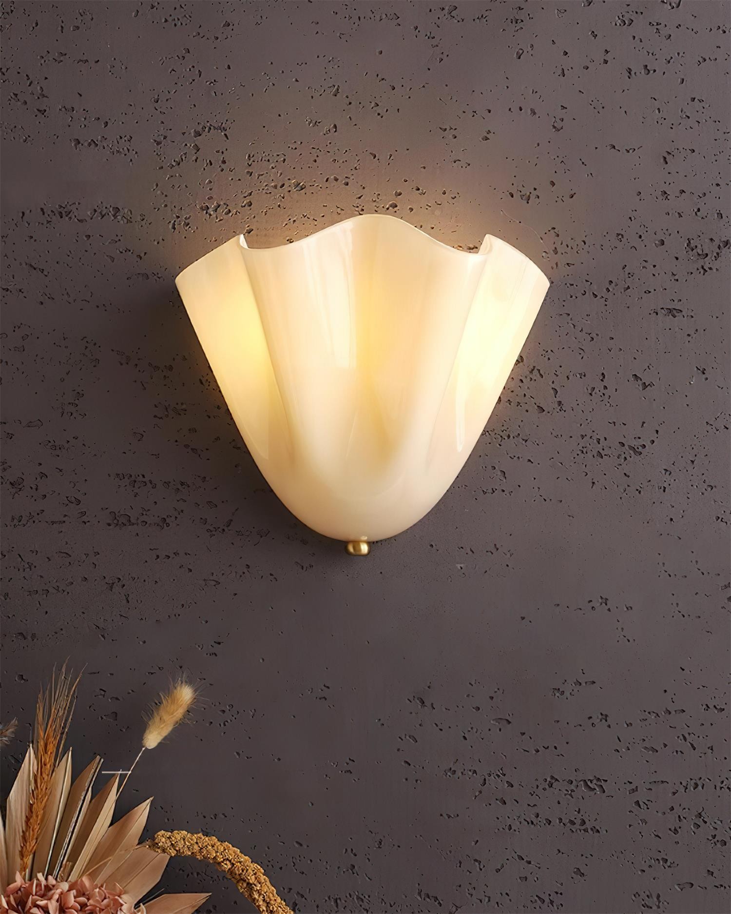 Bellina Modern Glass Wall Sconce - Ambient Lighting for Hallway P075