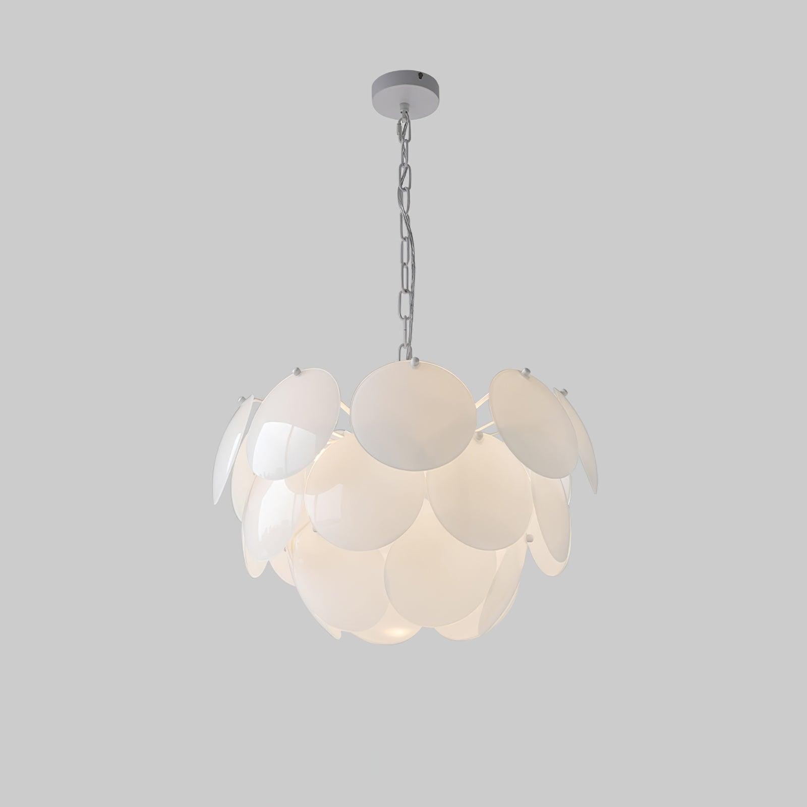 Luxury Fashion Luminous Petal Glass Chandelier M538
