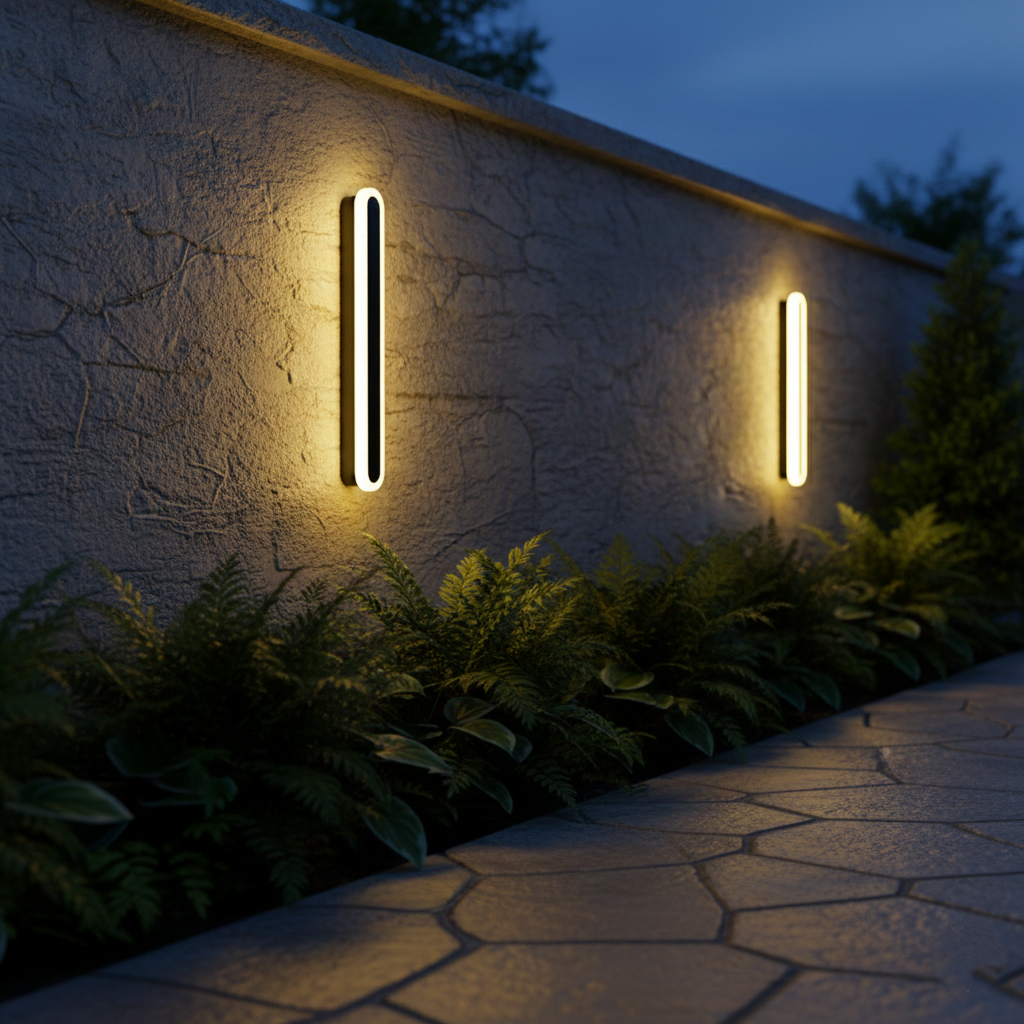 Edge Minimalist Metal Oval IP65 WaterProof Outdoor Wall Light T2099