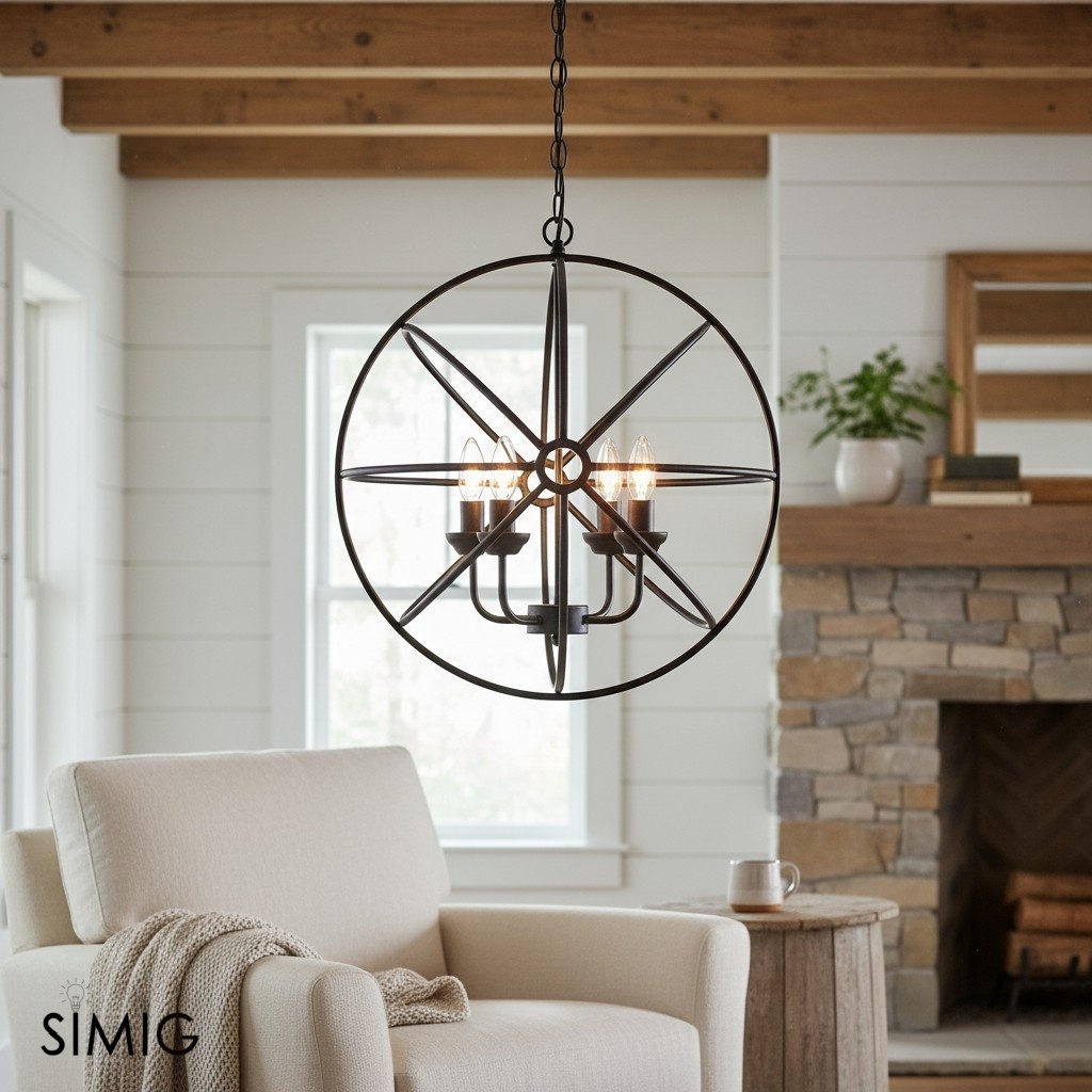 Globe Candle Chandelier