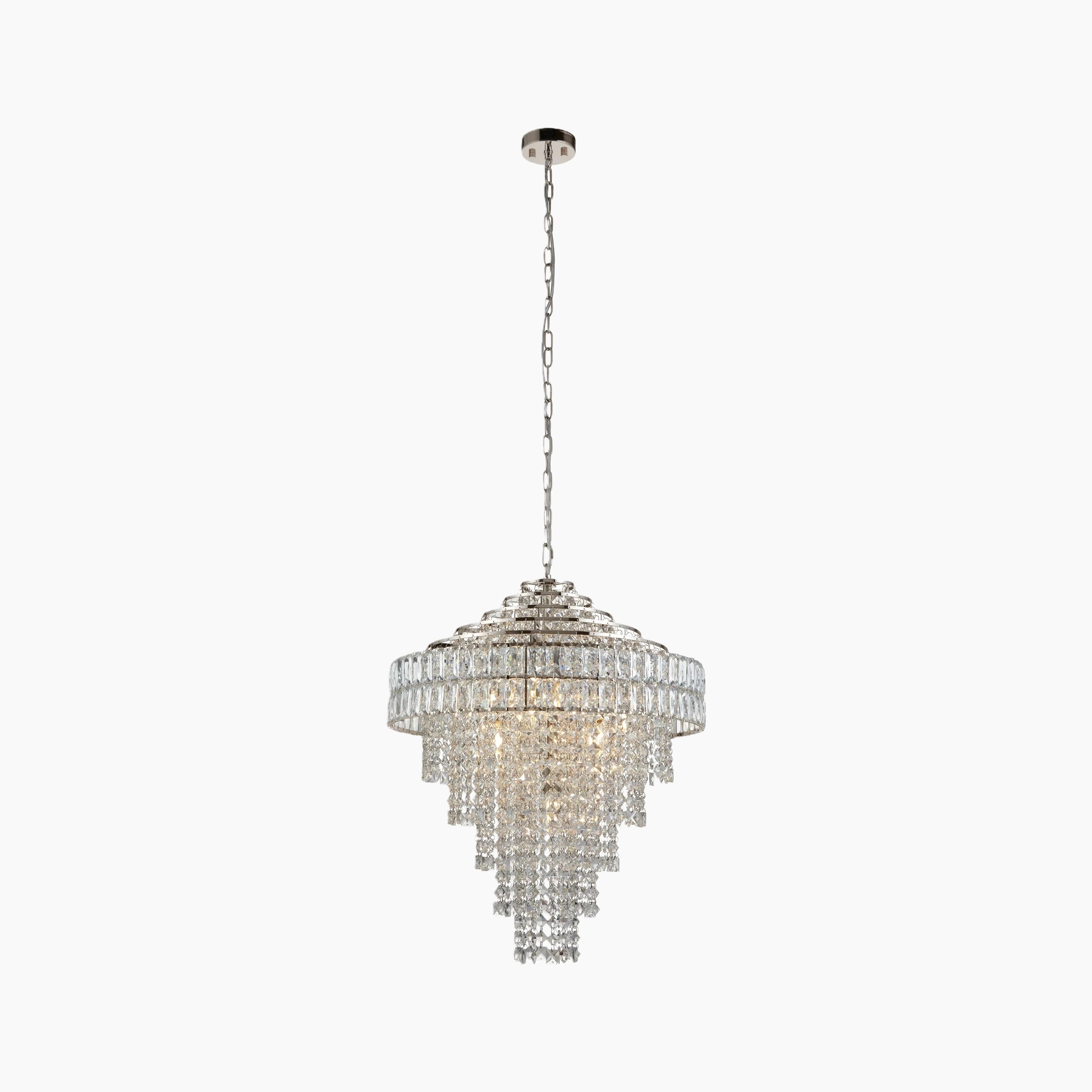 Virelis Style Luxe Crystal Pendant Light - Ambient Lighting for Kitchens & Hospitality Spaces T949