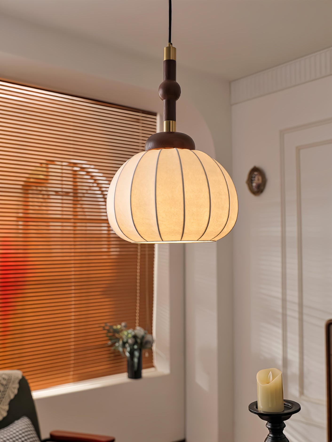 Silk Globe Pendant Lamp M411