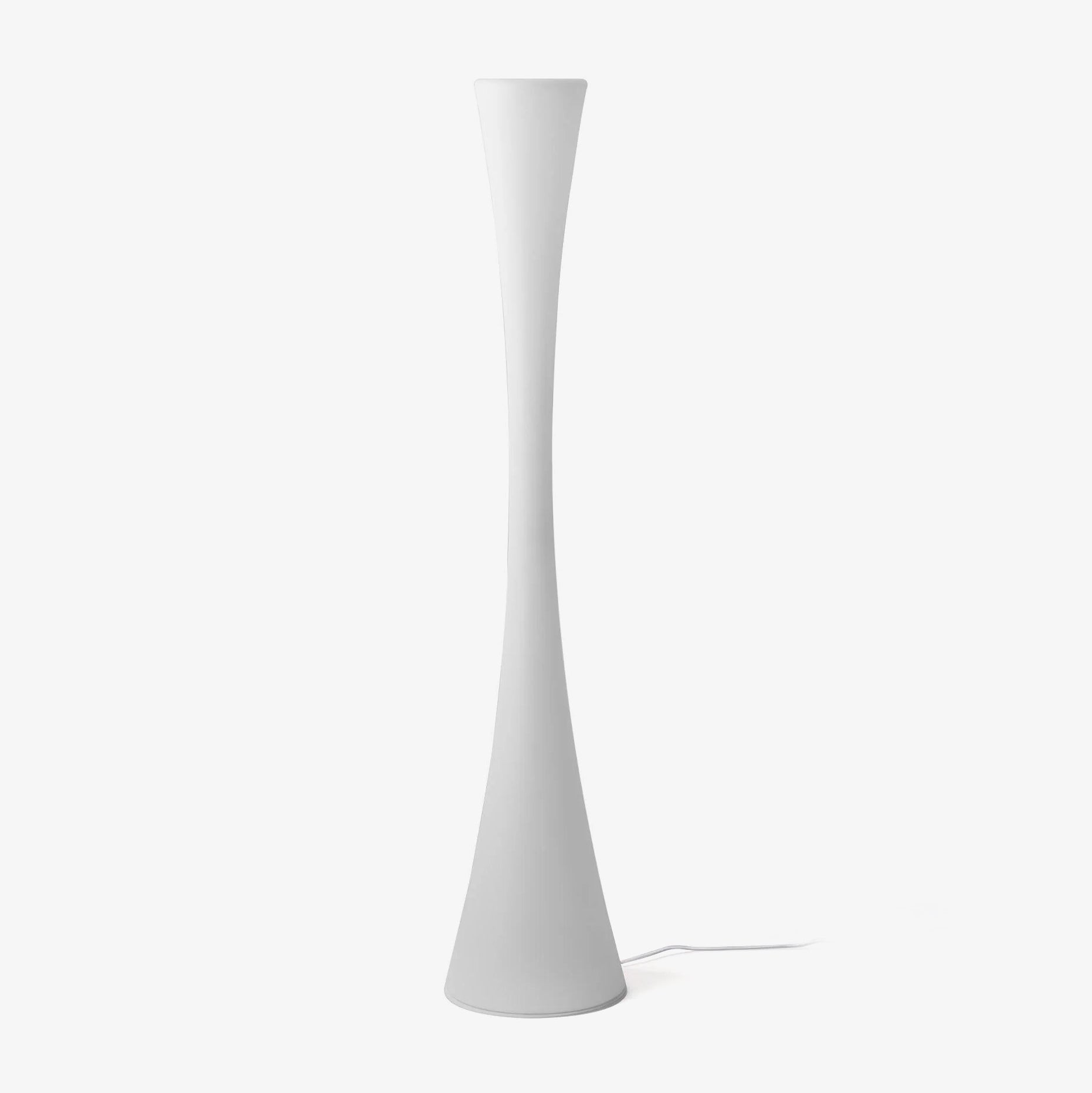 Romantic Simple White Column Floor Lamp G06