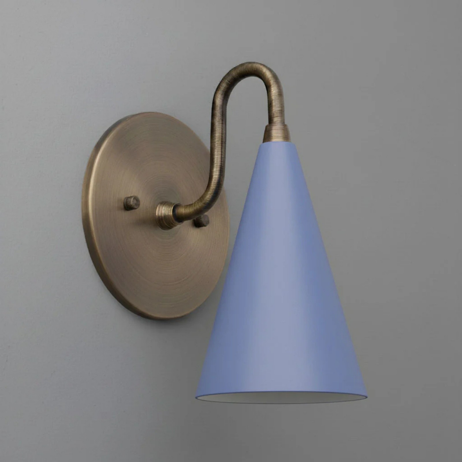 Minimalist Tall Brass Triangular Wall Lamp S307