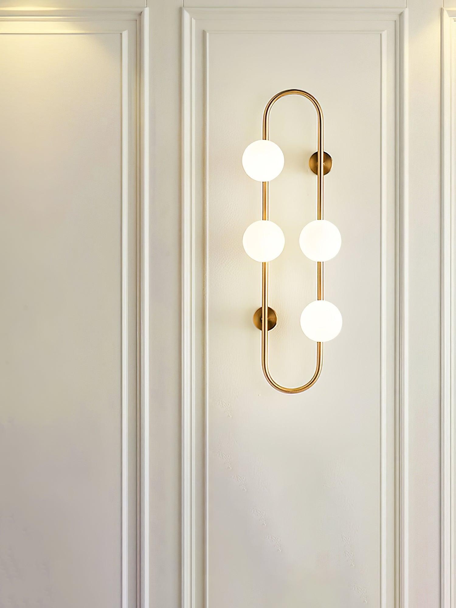 Nordic Modern Geometric Glass Globe Wall Lamp M468
