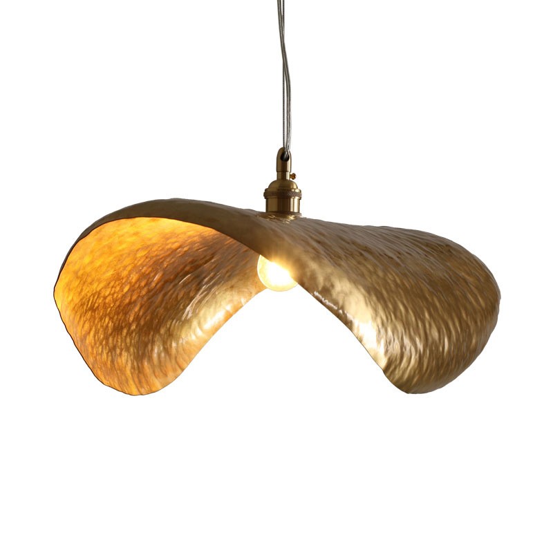 Vintage Lotus Leaf Pendant Light For Living Room S64