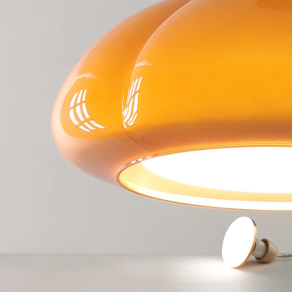 Nordic Retro Pumpkin Glass Pendant Lamp S134