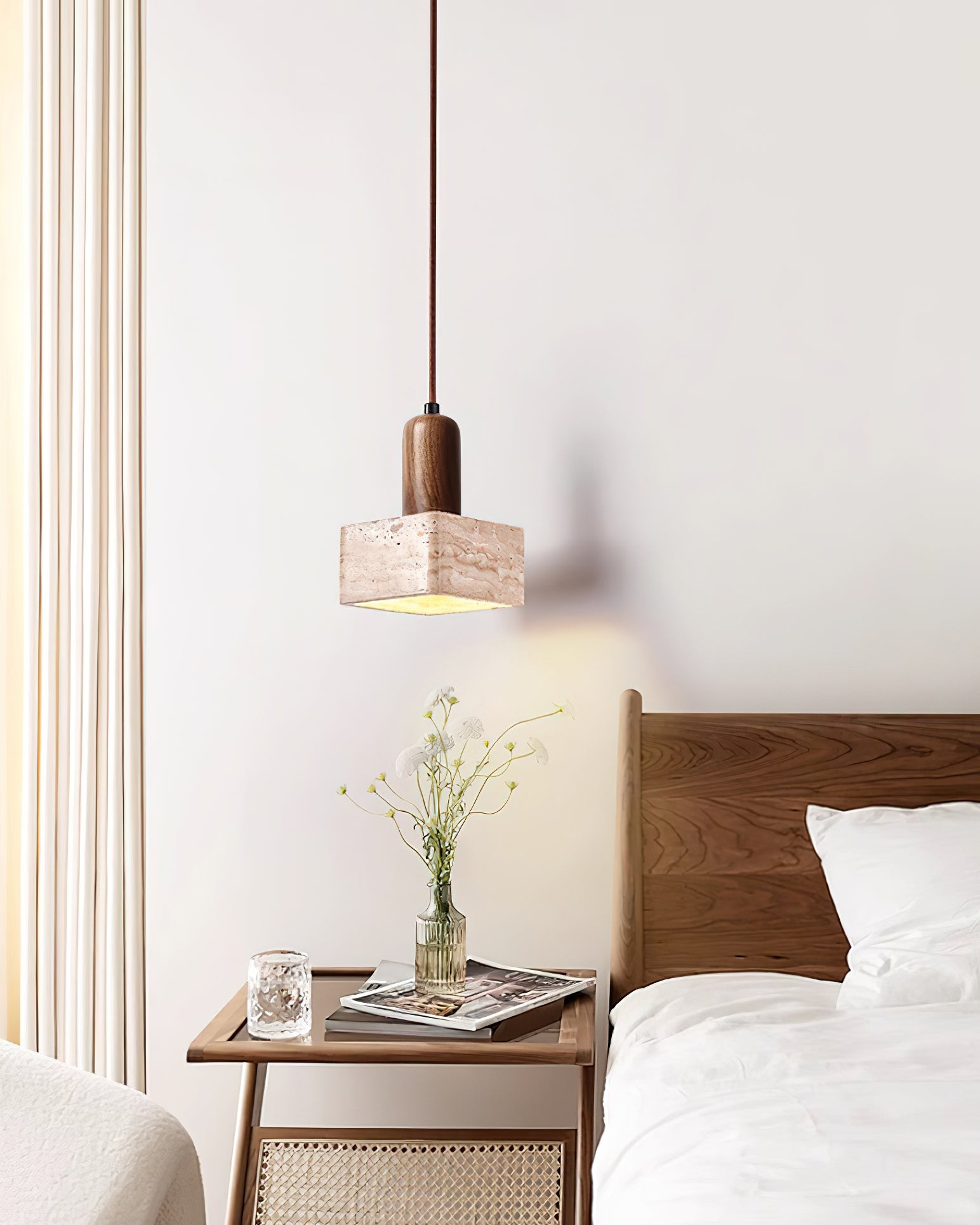 Simple Elegant Square Rectangular Pendant Lamp M94